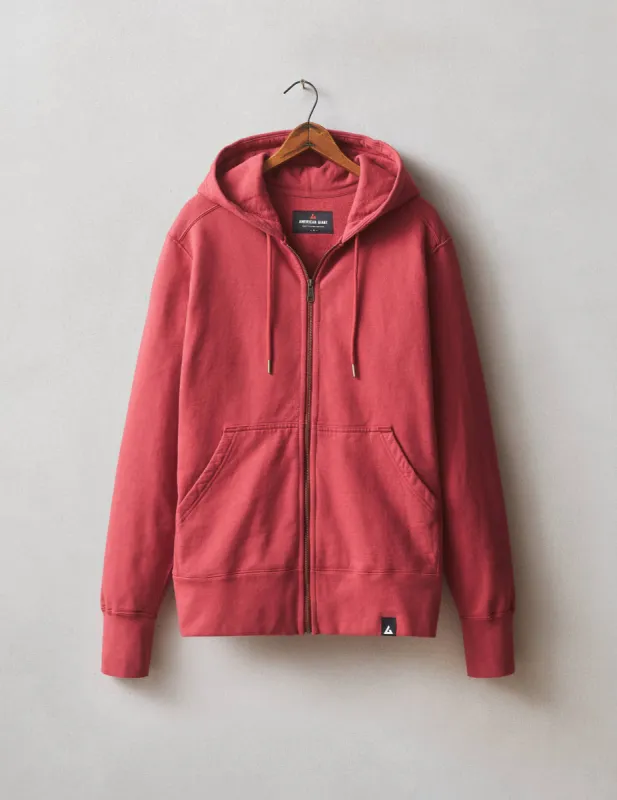 Classic Full Zip - Poppy sold by American Giant