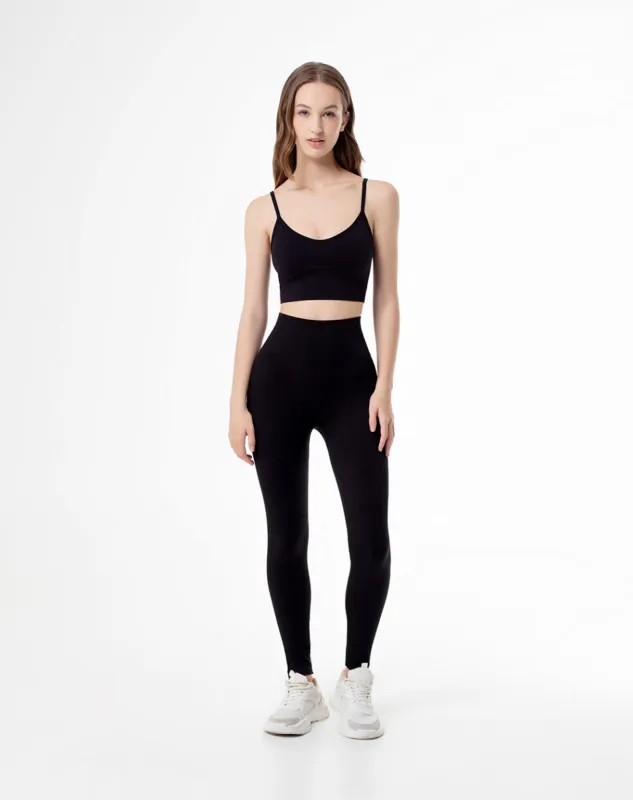 Leggings deportivos secado rápido negro para mujer sold by Gef