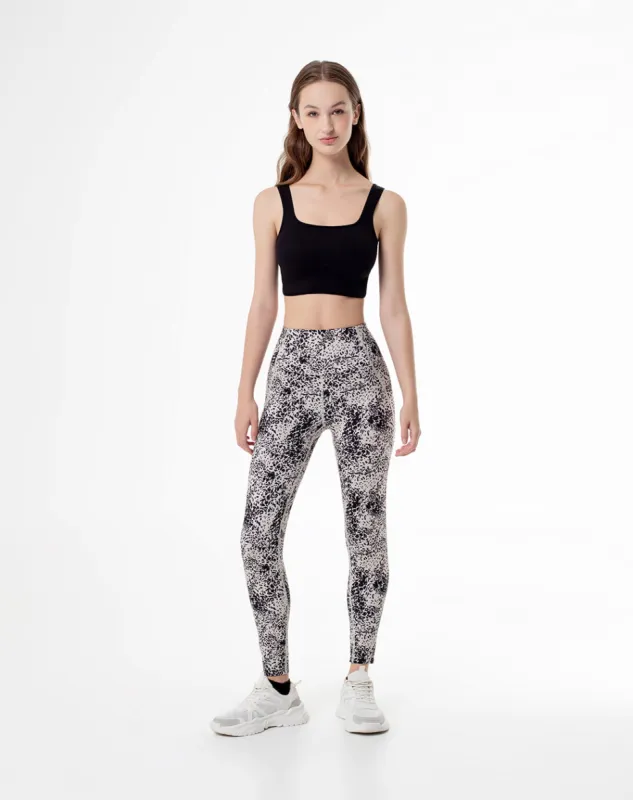Leggings deportivos secado rápido habano estampado para mujer sold by Gef