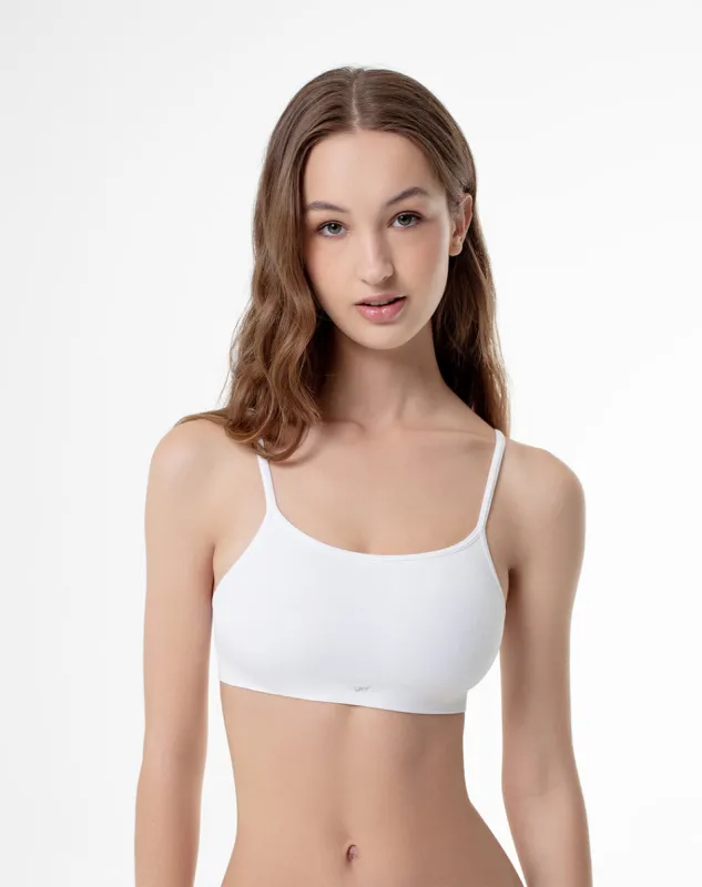 Top soporte medio pocas costuras y cargaderas graduables blanco sold by Gef