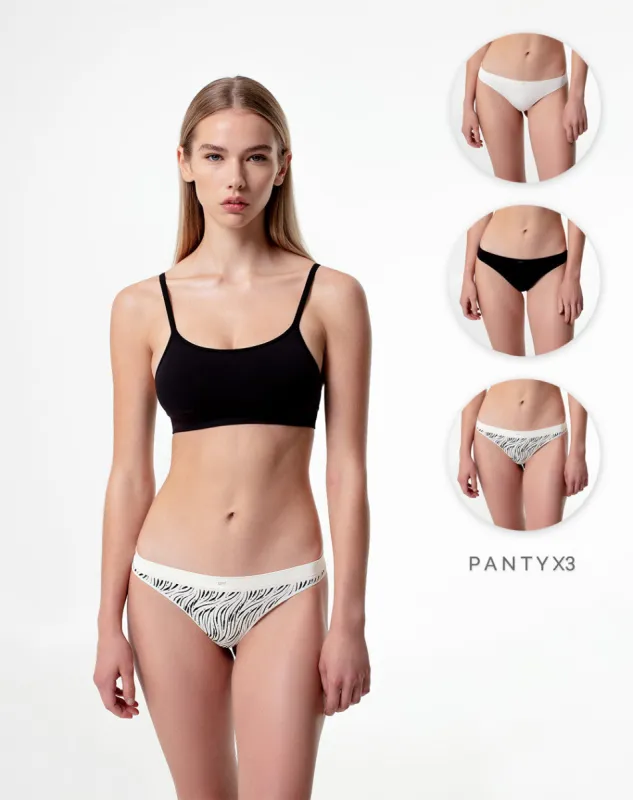 Panty cachetero  x3unds surtido sold by Gef