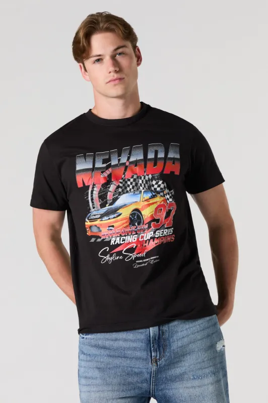 T-shirt à imprimé Nevada Racing sold by Urban Planet