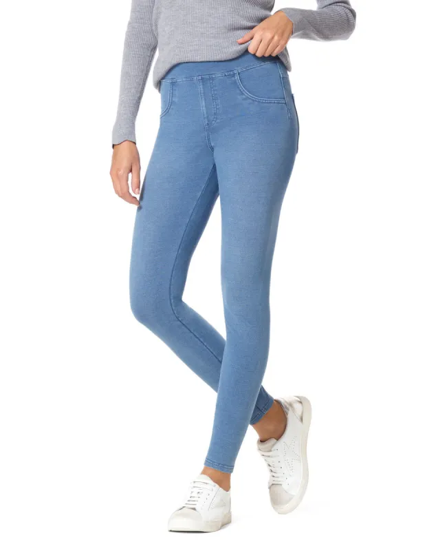 Game Changing Denim Hi-Rise Legging sold by HUE