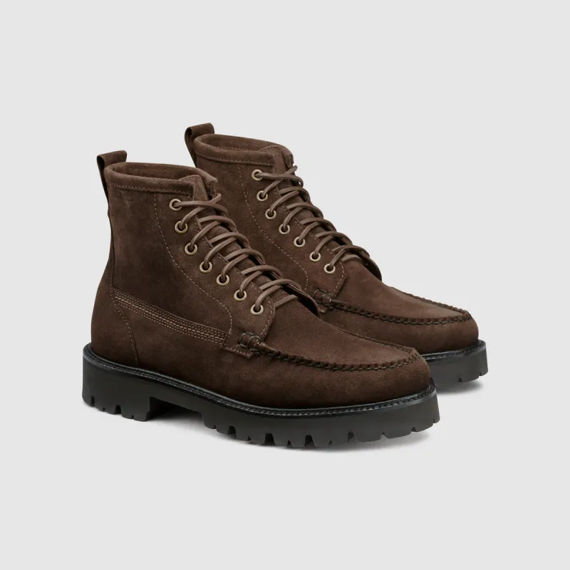 MENS SUEDE RANGER SUPER LUG MOC BOOT sold by G.H. Bass & Co.