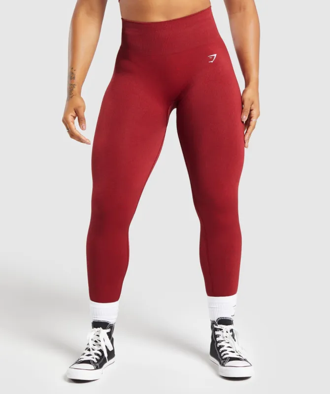 Gymshark Adapt Fleck Seamless Leggings - Reps Red/Conditioning Red sold by Gymshark