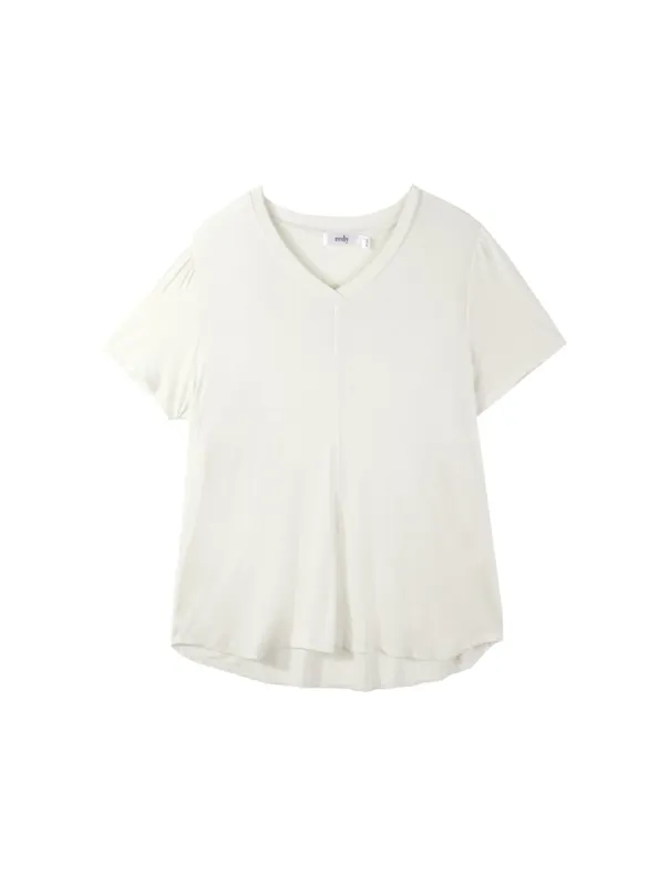 Butterfly Sleeve V-Neck Tee sold by 89th & Madison