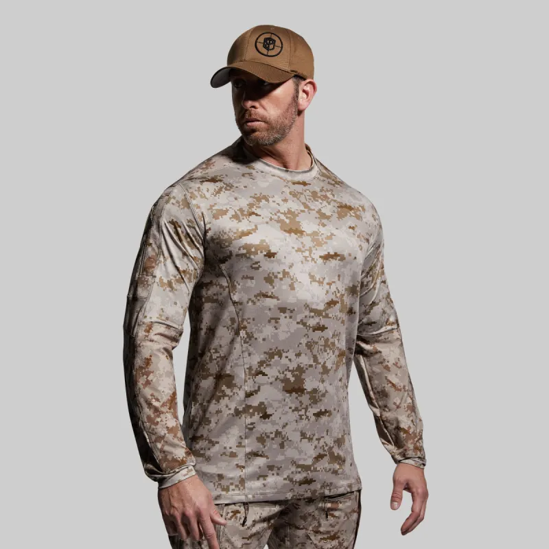 Long Sleeve Op Top (Desert Digital) sold by Born Primitive