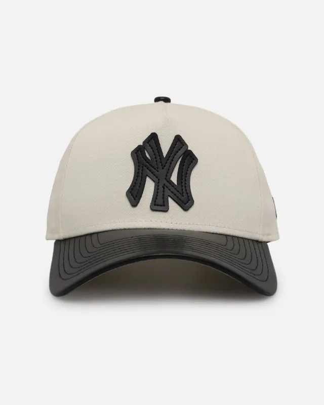 NEW ERA ★ Team Visor Wordmark 9FORTY A-Frame ニューエラ New Era New York Yankees 'Leather Visor' 9FORTY A-Frame