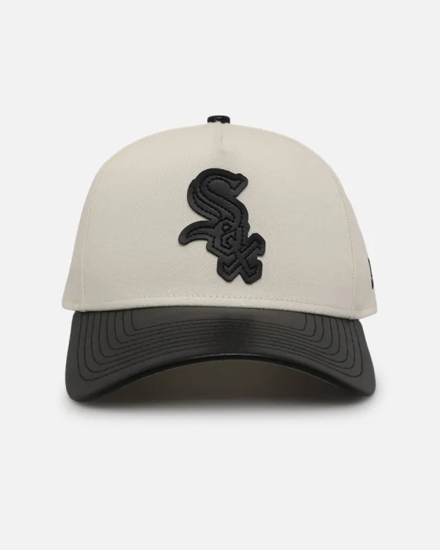 NEW ERA ☆ 'Leather Visor' 9FORTY A-Frame Snapback レザー NEW ERA ☆ 'Leather Visor' 9FORTY A-Frame Snapback レザー