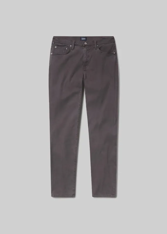 London Tapered Slim Brushed Sateen in Gravel sold by Citizens Of Humanity