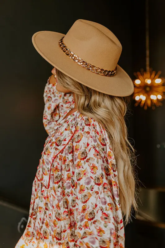 Love Of Lattes Felt Fedora In Iced Latte sold by Impressions