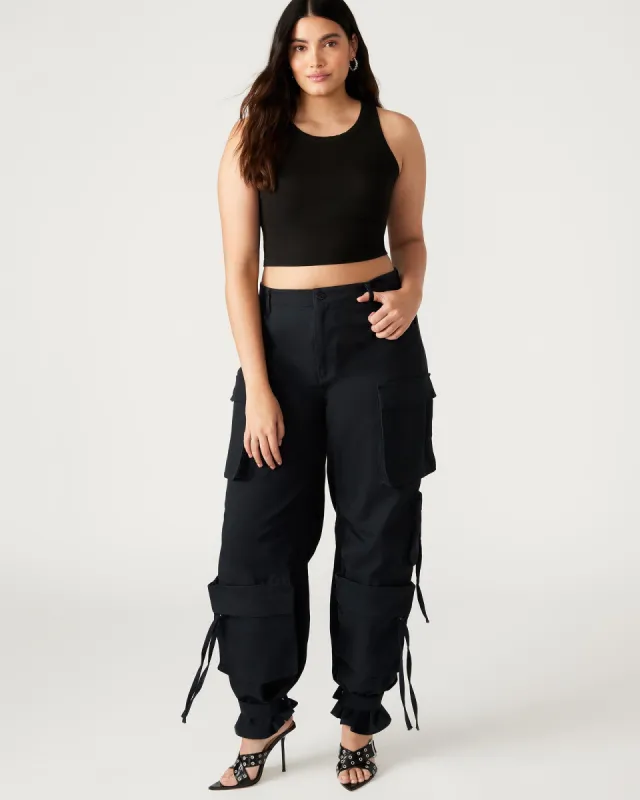 DUO PANT BLACK - SM REBOOTED sold by Steve Madden