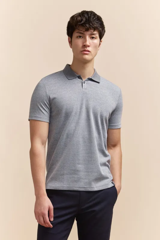 Detailled collar polo sold by Tristan Style
