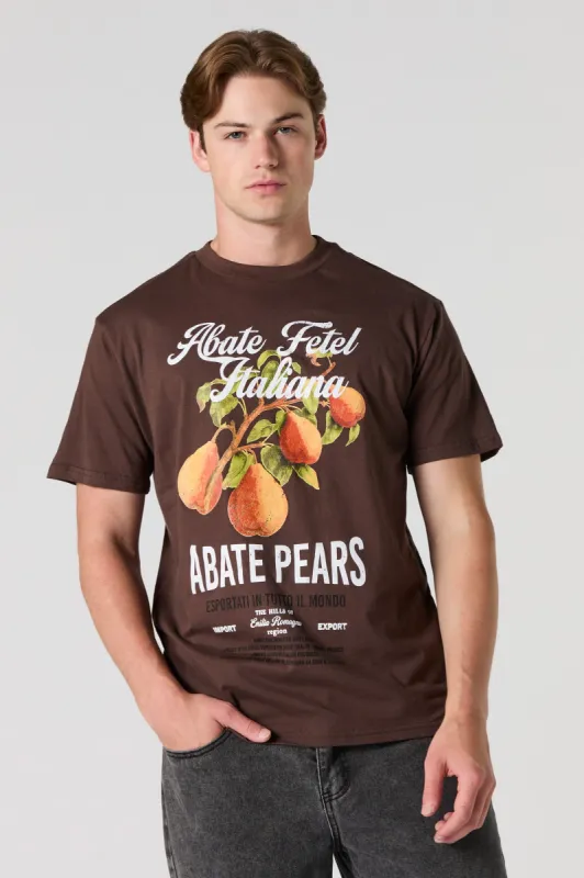 Abate Pears Graphic T-Shirt sold by Charlotte Russe