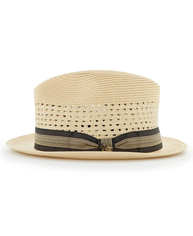 Paper Braid Vented Hat With Ribbon sold by Cubavera