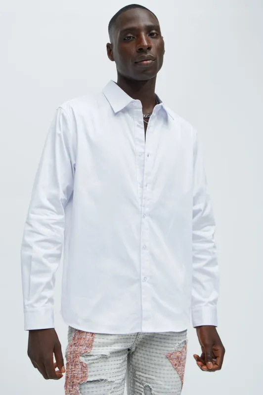 Tyrant Dress Shirt - White sold by Fashion Nova