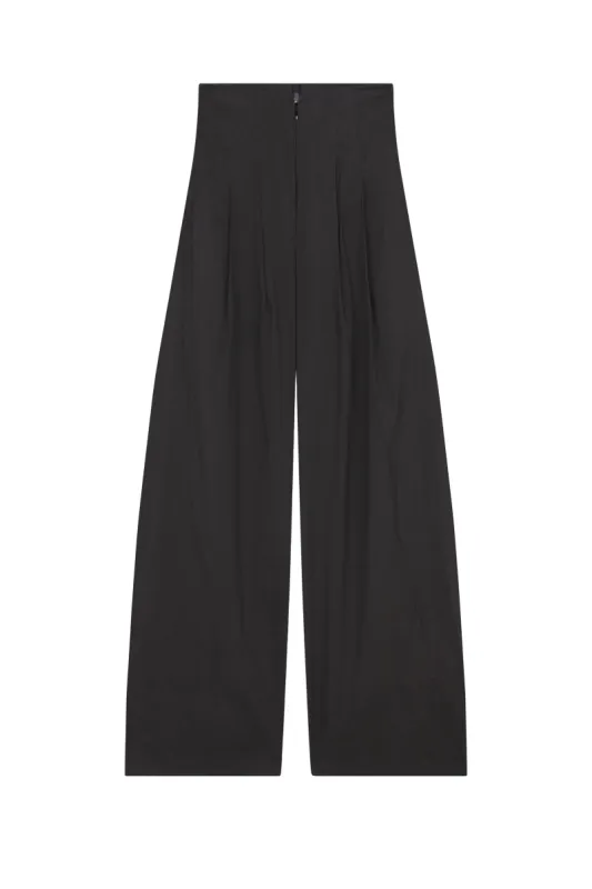 Mira, pantalon de talle alto grafito sold by Cortana