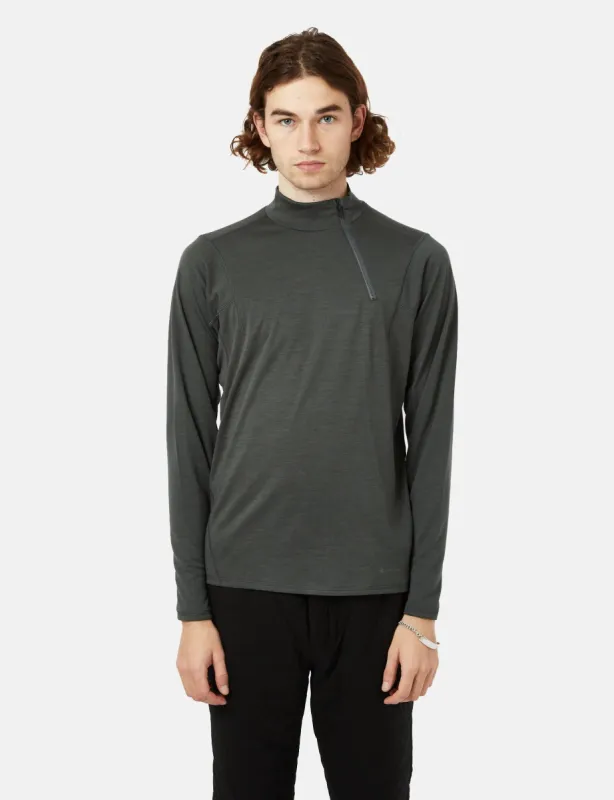 Snow Peak Recycled Half Zip Pullover - Forest Green sold by Article London