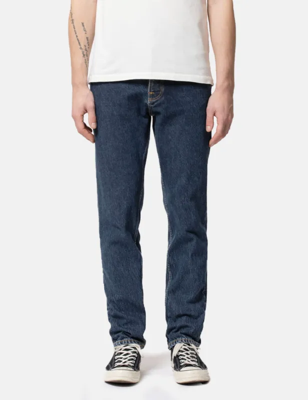 Nudie Steady Eddie II Jeans -  Deep Sea sold by Article London