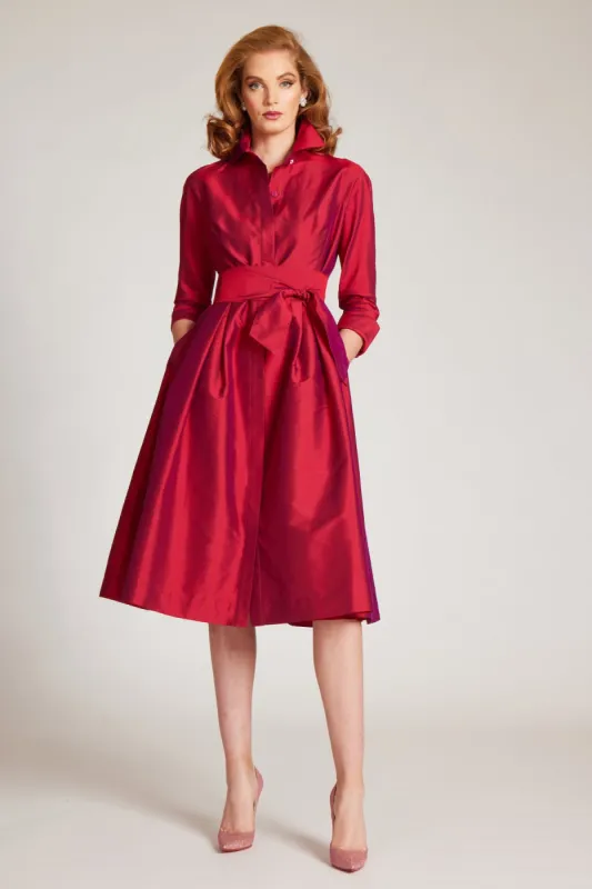 【タグ付き】Cache-Coeur Belted Shirt Dress bkk22903_ivory_xl?$
