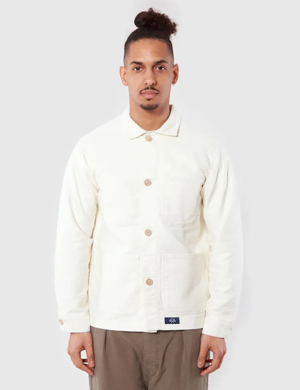 Bleu De Paname Veste De Comptoir Jacket - White sold by Article London
