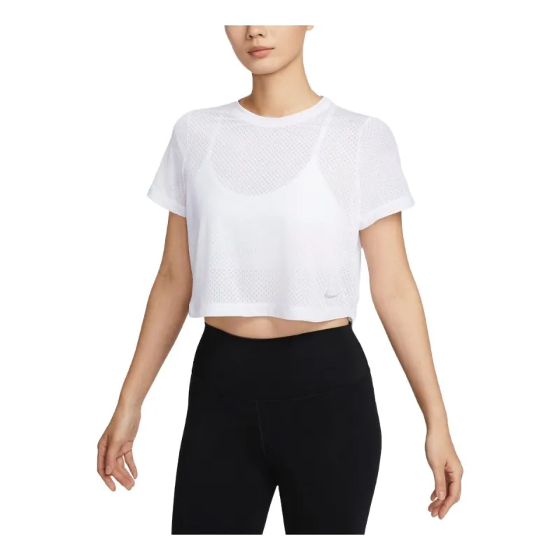 (WMNS) Nike One Classic Dri-FIT T-shirt Asia Sizing 'White' FN4118-100 sold by KicksCrew