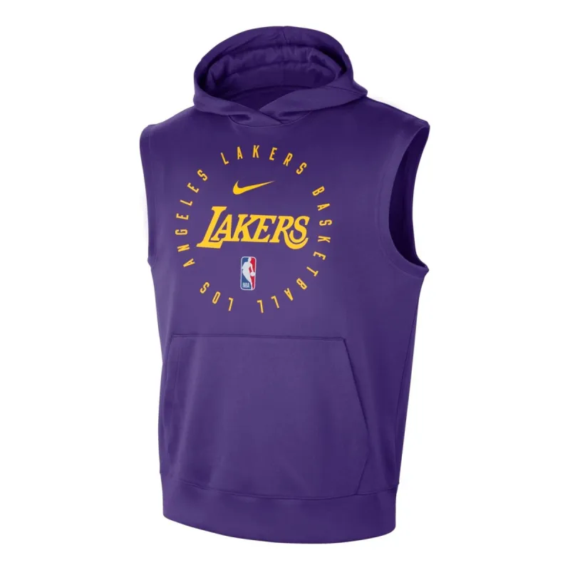 Nike Dri-FIT NBA Sleeveless Hoodie 'Los Angeles Lakers