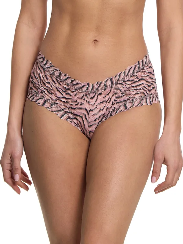 Printed Signature Lace® Boyshort Offbeat Neutral Sale sold by Hanky Panky