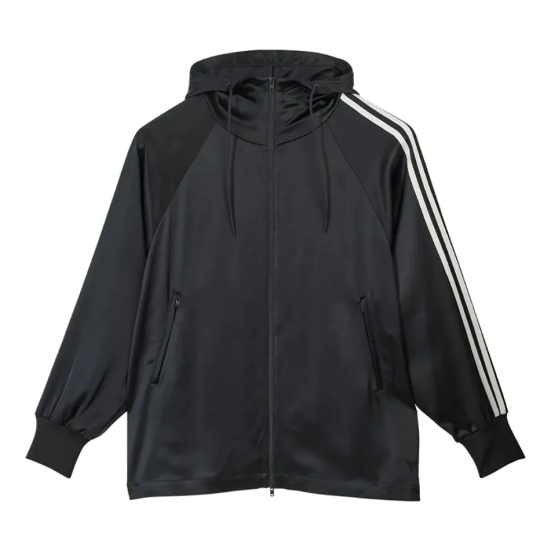 (WMNS) adidas x Y-3 Tech Silk Zip Hoodie 'Black White' IQ1798 sold by KicksCrew