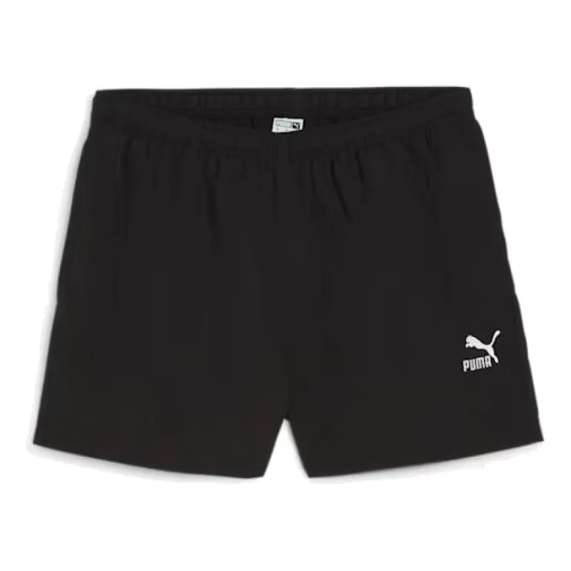 (WMNS) PUMA Classics A-Line Shorts 'Black' 624242-01 sold by KicksCrew