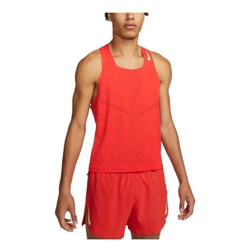 Nike ADV AeroSwift DriFit Running Singlet 'Red' DM4624-635 sold by KicksCrew