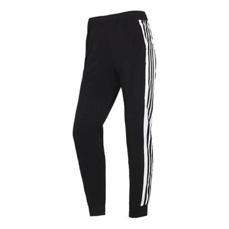(WMNS) adidas Woven Pants 'Black White' GT4408 sold by KicksCrew