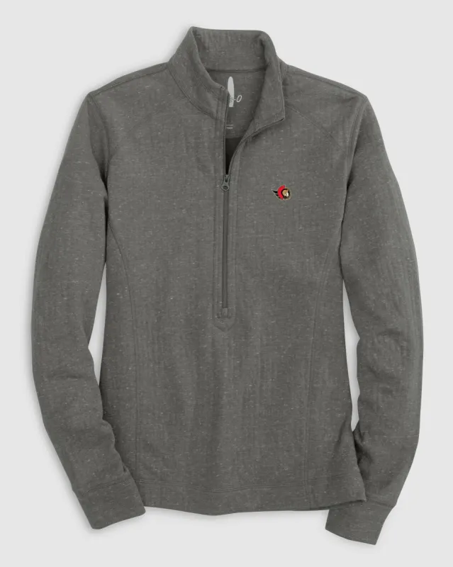 Women's Ottawa Senators Kennedy 1/4 Zip Pullover sold by Johnnie-O