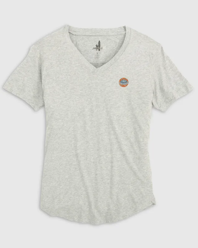 Women's Houston Astros Merediths V-Neck T-Shirt - Cooperstown Logo sold by Johnnie-O