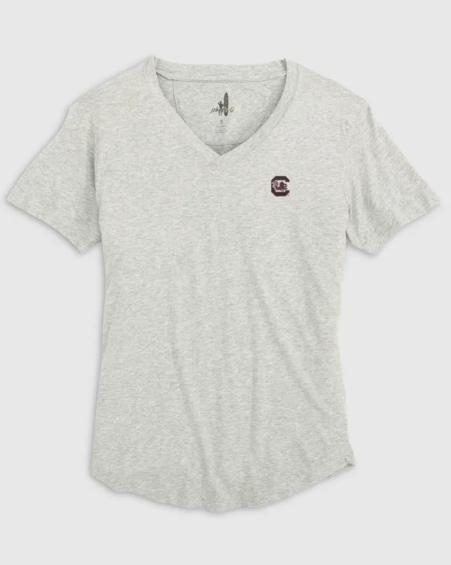 Women's South Carolina Merediths V-Neck T-Shirt sold by Johnnie-O