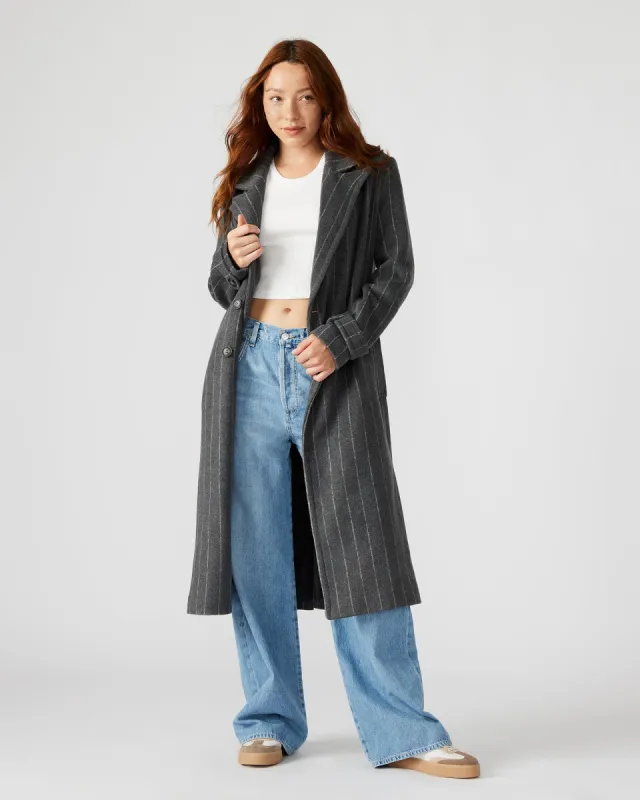 PRINCE COAT GREY sold by Steve Madden