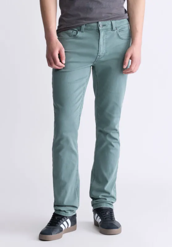 Straight Six Men's Freedom Flex Pants, Balsam Green - BM22939 sold by Buffalo David Bitton