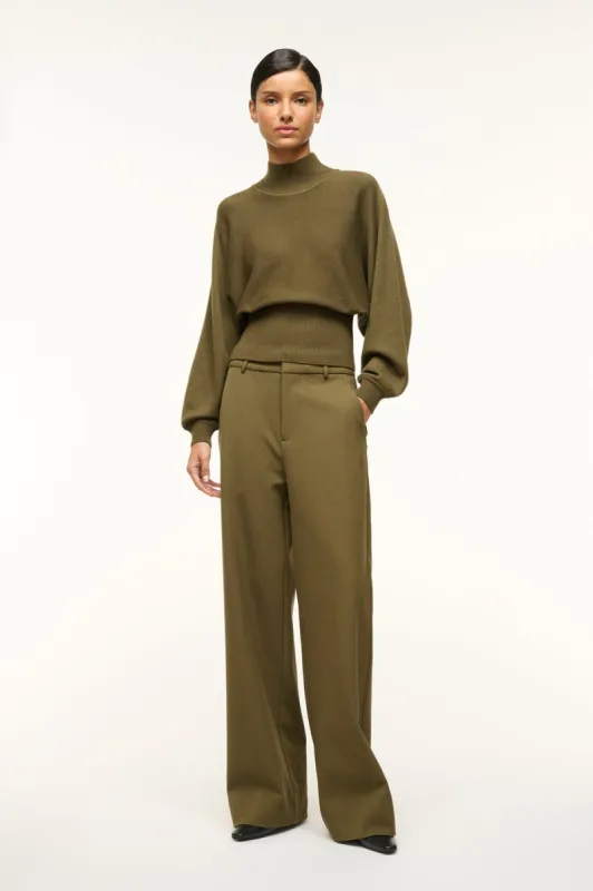 PRINCE TWILL PANT | SERGEANT GREEN sold by STAUD