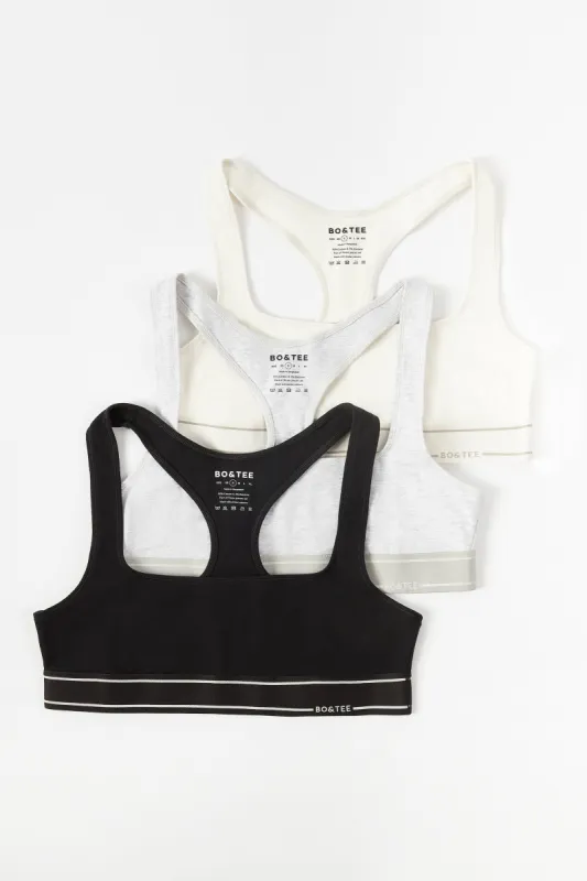 Scoop-Neck Bralette Bundle in Multi sold by Bo + Tee