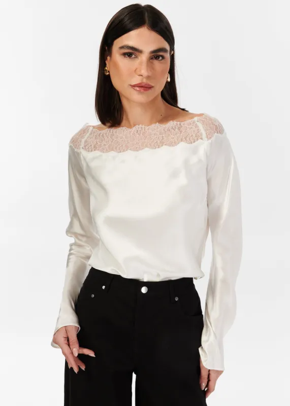 Safira Top White sold by Cami NYC