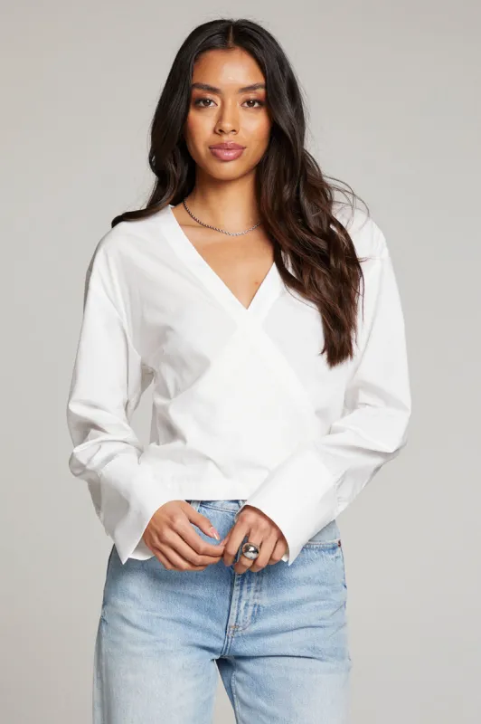 Haleyy White Blouse sold by Chaser