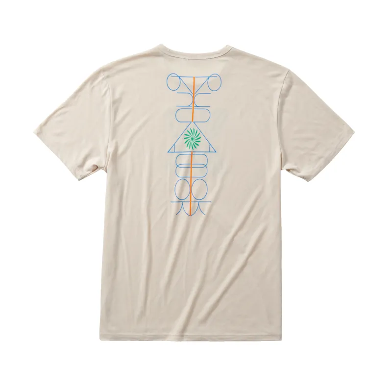 Mathis Pocket Short Sleeve Active Tee - Almond Paste sold by Roark