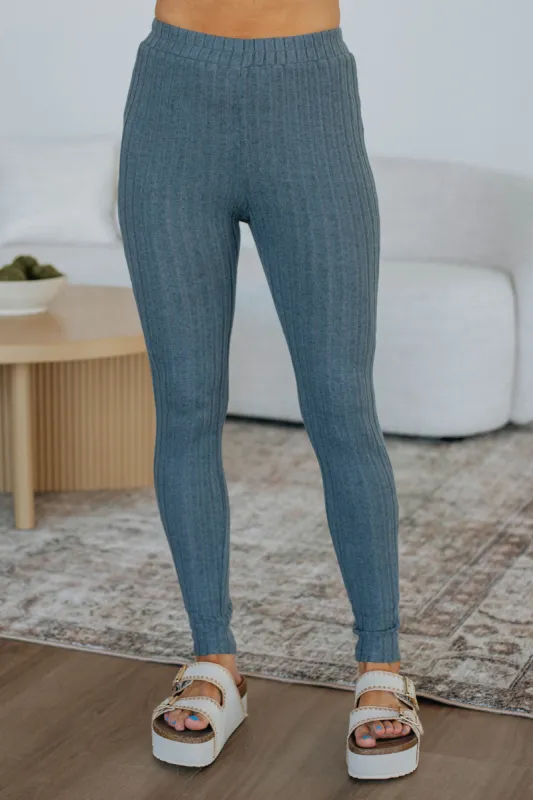 Get Cozy Leggings - Slate sold by Wild Oak Boutique