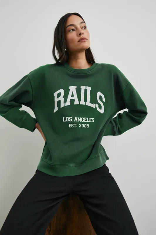 ANNIVERSARY SWEATSHIRT - FOREST sold by Rails