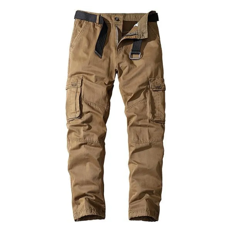 CASUAL STRAIGHT MULTI-POCKET CARGO PANTS 05518675M (BELT EXCLUDED) sold by Manly