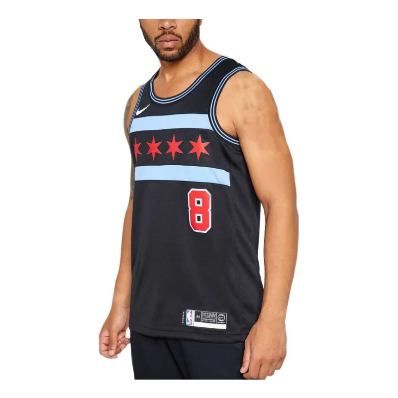 Nike x NBA Chicago Bulls Swingman Edition Jersey 'Zach LaVine 8' AJ4600-011 sold by KicksCrew