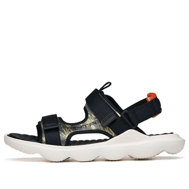 ANTA Life Series Sandals 'Green Black' 112238505-4 sold by KicksCrew