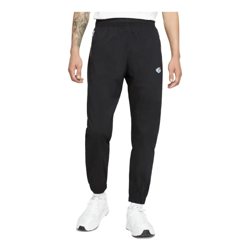 Nike Sportswear Airmoji Woven Teeth Pants 'Black' DA8748-101 sold by KicksCrew