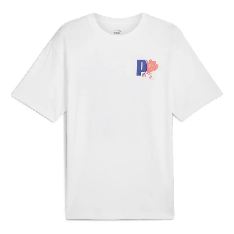 PUMA Graphics Growth Relaxed T-Shirt 'White' 628010-02 sold by KicksCrew