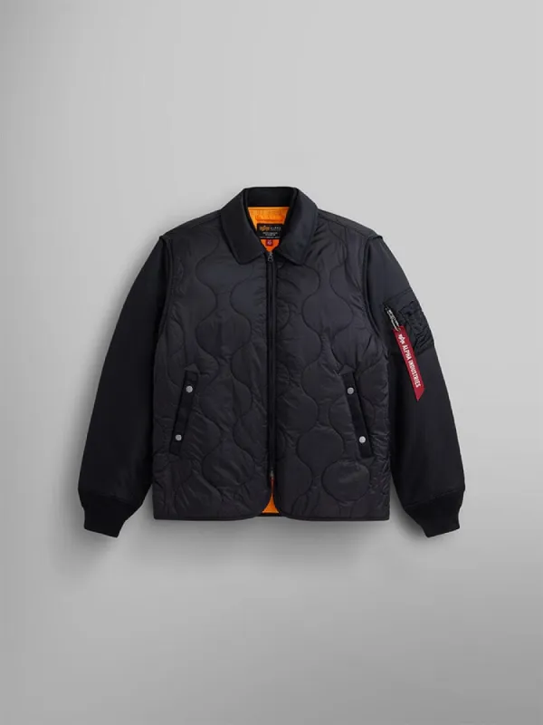 MIXED MEDIA QUILTED UTILITY JACKET (COYOTE BROWN) sold by Alpha Industries